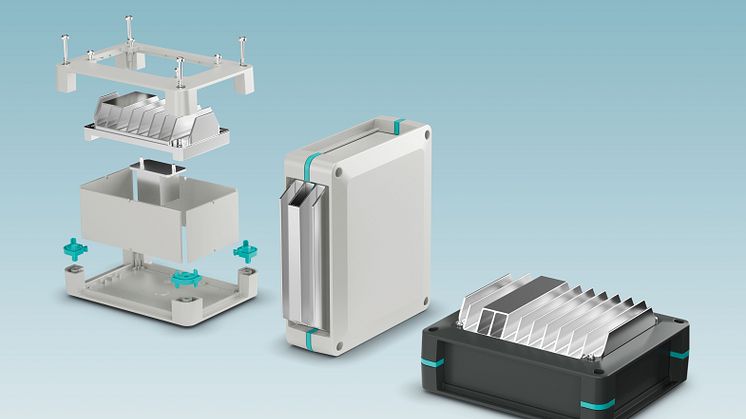 Passive heatsinks and heat distribution for UCS electronics housings