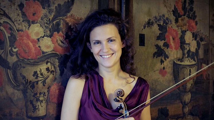 Violinvirtuosen Lorenza Borrani i konsert med Musica Vitae. Foto: Piera Mungiguerra