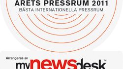 Bedste Internationale Presserum - Badge