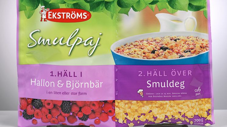 Ekströms Smulpaj – Hallon/Björnbär