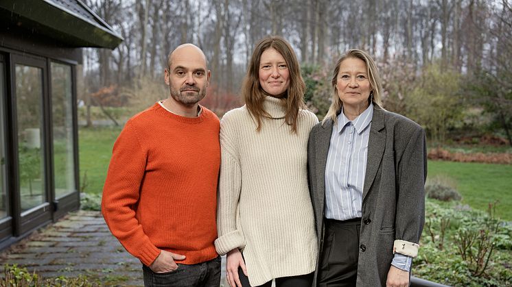 Fra venstre: David Dencik, Jeanette Nordahl og Trine Dyrholm. Kreditering: Martin Dam Kristensen