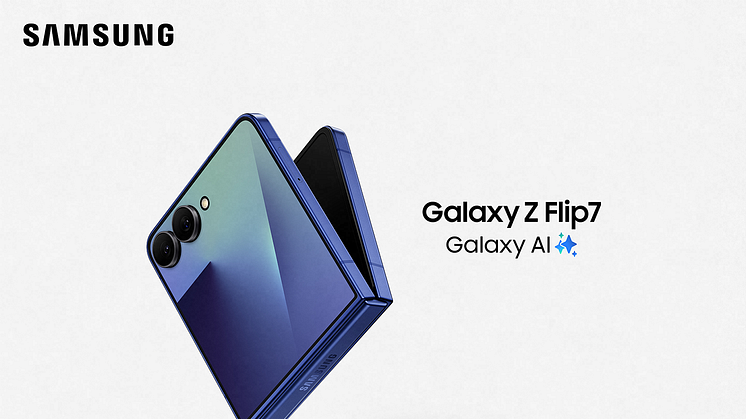 Samsung Galaxy Z Flip7: Kraftfuld AI i lommeformat – nu med udvidet FlexWindow