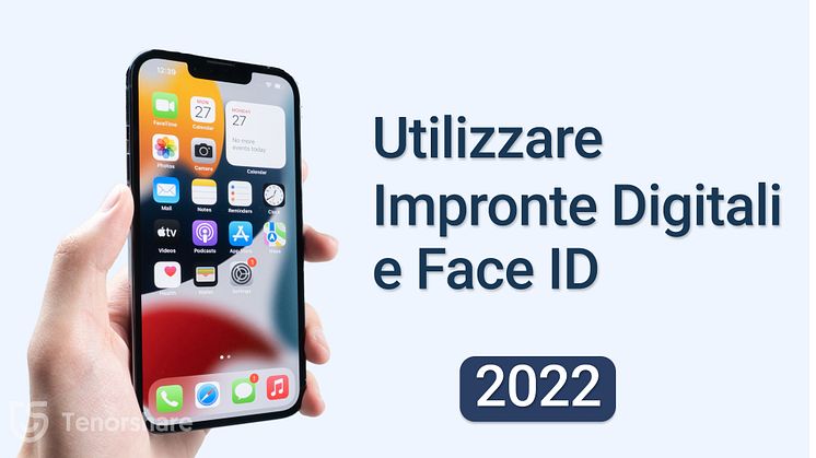 utilizzare lo sblocco tramite impronte digitali e il Face ID di iPhone 11