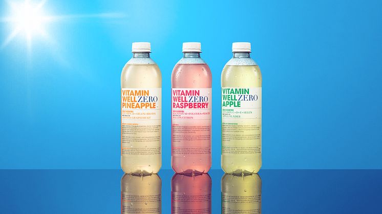 Vitamin Well lanserar en ny serie av törstsläckare: sockerfria Vitamin Well Zero 