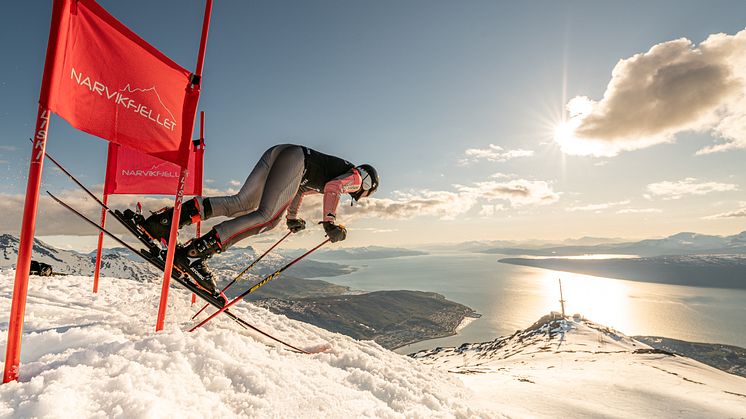 Breathtaking scenery as a backdrop for World -Class skiing.  Photo: Kjetil Janson