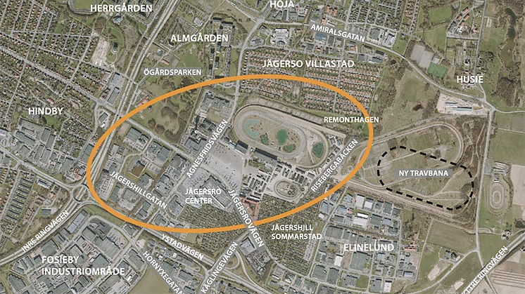 Nya Jägersro blir en hållbar stadsdel i absoluta framkant