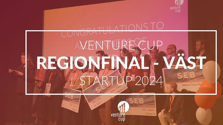 Vinnarna i Regionfinalen Väst i Venture Cup STARTUP 2024! 
