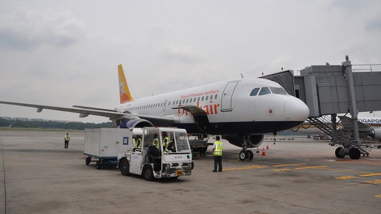 Changi Airport welcomes Drukair of Bhutan