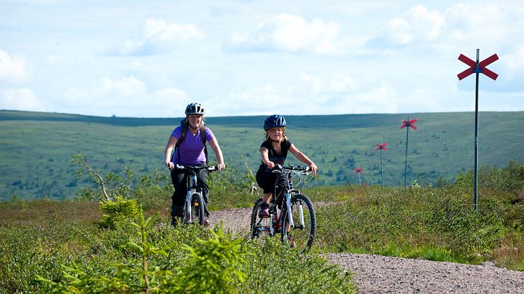 SkiStar Sälen: Eget cykelland för barn, cykelguidning och en mängd nya upplevelser 