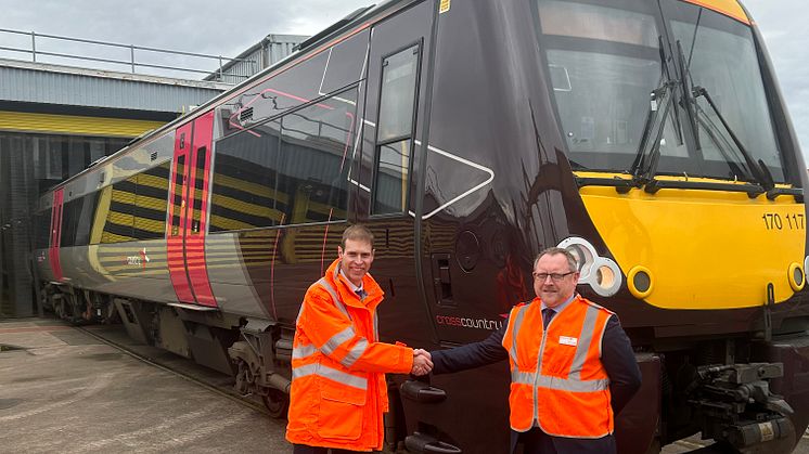 John Doughty and Adrian Hugill at Tyseley depot