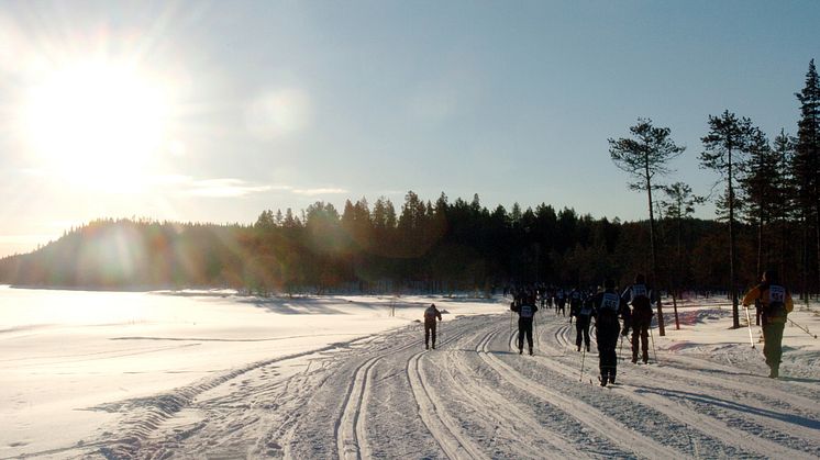 Högtryck över Sverige och högtryck i anmälningar till Vasaloppet