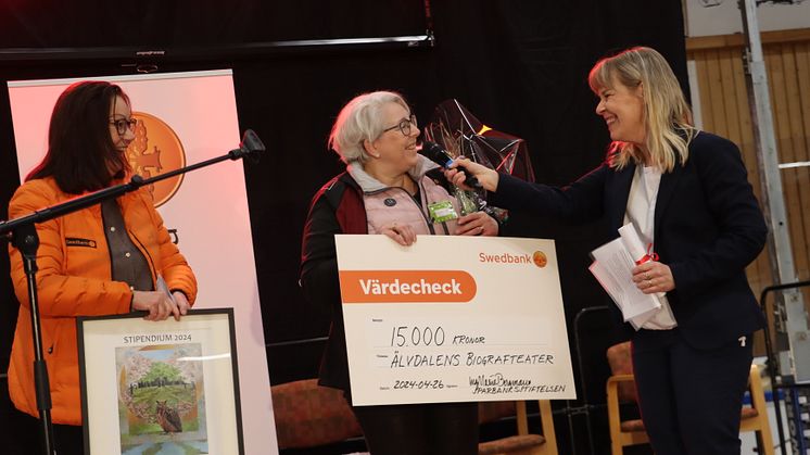 Från vänster Lena Hedberg, Emma Brandin och Ing-Marie Bergman. Foto: Eva Kallersand, Mora tidning