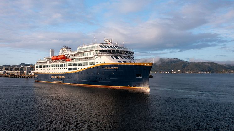 Havila Polaris delayed from Ålesund