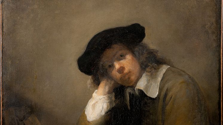 Carel Fabritius, Porträtt av studerande yngling, olja på duk.