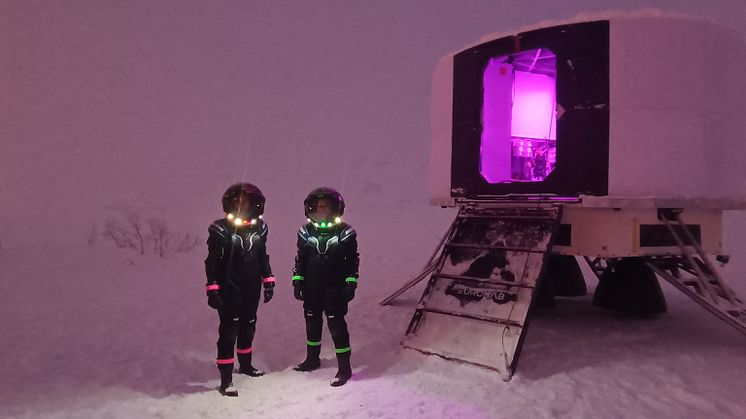 PARSEC när de genomförde sin första lyckade simulering av en vistelse på månen i samarbete med Spartan Space. Nu är teamet antagna till ESA-BIC Sweden. 