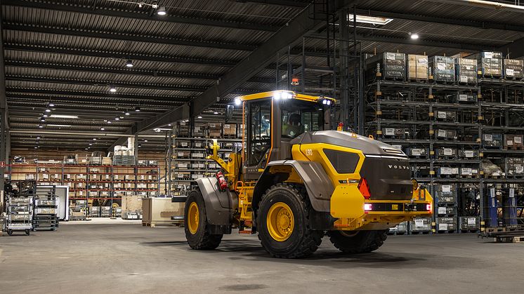 Volvo L90 Electric är en av tre nya eldrivna modeller från Volvo Construction Equipment