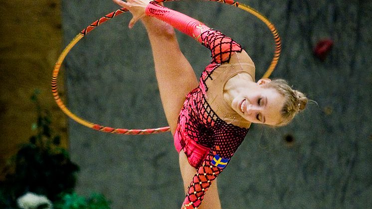 NM i Rytmisk Gymnastik -  blir det guld i år till Therese Larsson och Nastia Johansson?