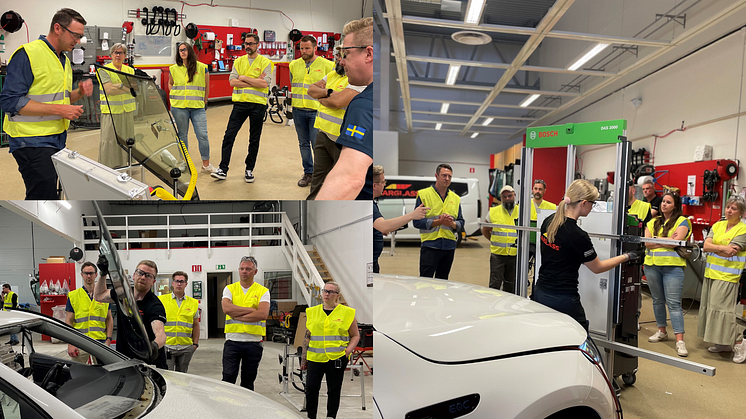 Foto: Workshop hos Carglass® med LF Västerbotten och LF Norrbotten.