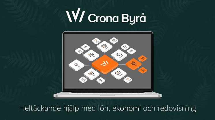 Crona Byrå är en självklar och efterfrågad pusselbit till det redan omfattande utbudet av tjänster och lösningar från Crona Software.