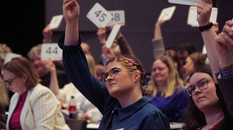 Landsmøtet til NMF voterer