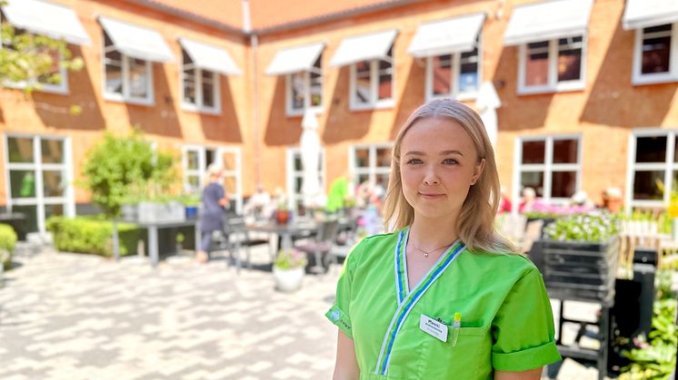Mimmi Granborg har jobbat som undersköterska på Postiljonen i sex år - och har aldrig haft så bra schema som nu. 