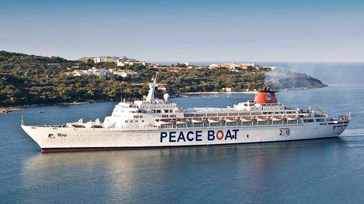Tusen japaner till Göteborg med fredsbåt