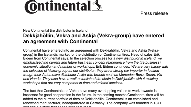Press release - Vekra and Continental.pdf