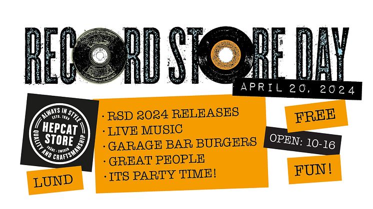 Record Store Day på HepCat Store i Lund 2024