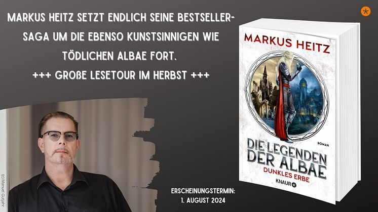 Die Albae sind zurück! Der Saarländer Markus Heitz setzt endlich seine erfolgreiche Fantasy-Reihe um die etwas anderen Bösewichte fort