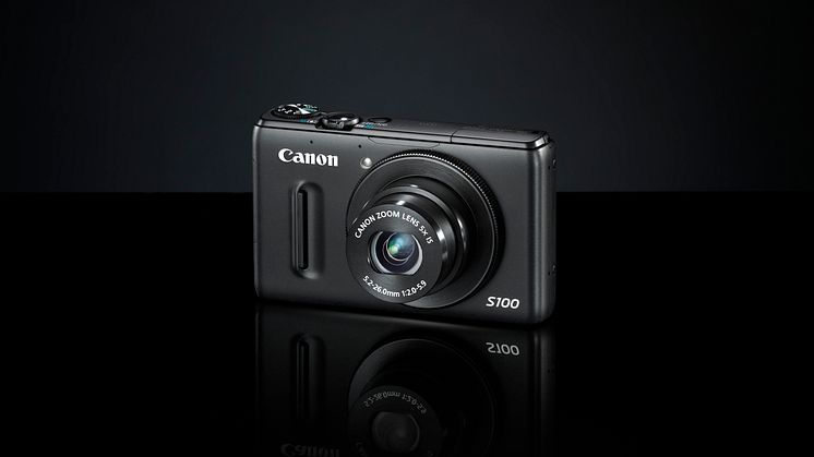 Canon presenterar PowerShot S100 – en kompakt kamera med omfattande kontrollmöjligheter 