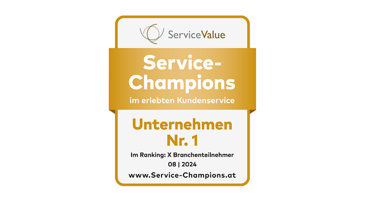 Österreich kürt seine „Service-Champions“ 