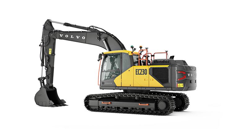 Volvo EC230 - frilagd vänster bak