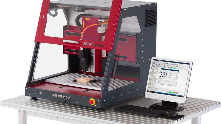 En 3D-CNC-maskin för varierande automatiseringsuppgifter på liten yta