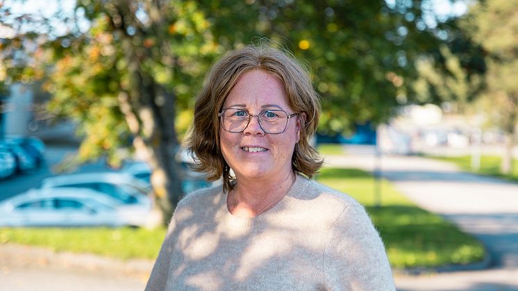 Anna Duveskog, Region Västerbotten, vill höja kunskapen om barns sexuella våld. Foto: Jörgen Boström