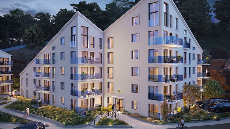 HSB brf Prisma i Krokslätt, Mölndal, byggstartar officiellt den 31 maj 2024 genom ett ”första spadtag” på tomten.