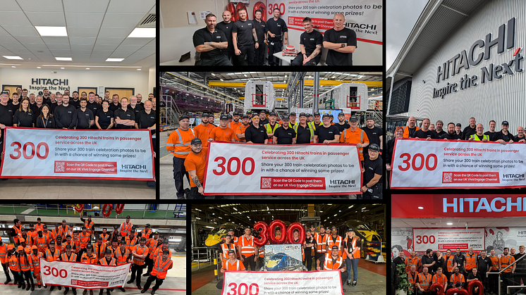 300th Hitachi train delivered for UK passengers