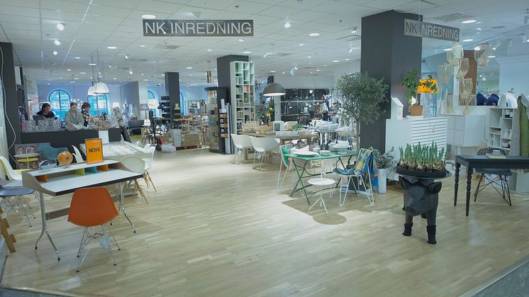 Nordiska Kompaniet i Stockholm blir en stark inredningsdestination.