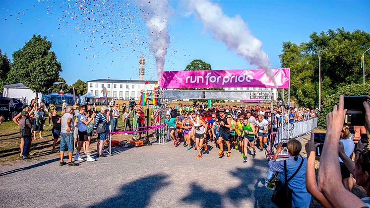 Gratis blodsockerkoll på Run for Pride. Foto: Rund for Pride