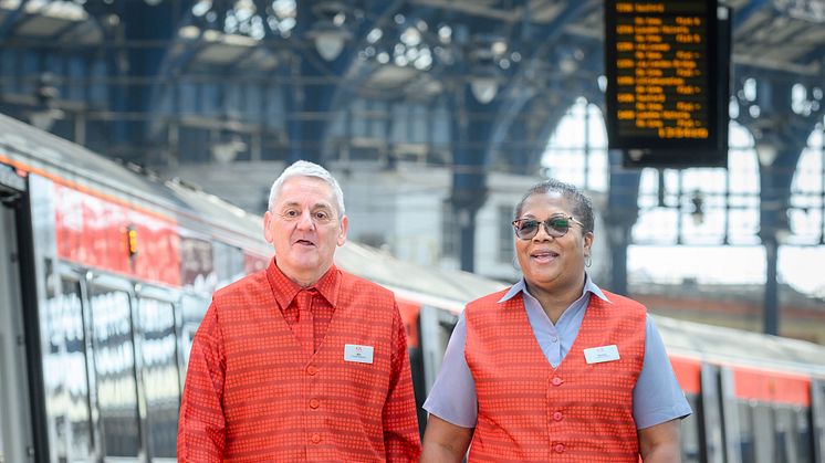 Colleagues celebrate 40 years of the Gatwick Express