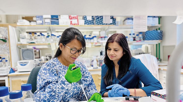 Sandhya Malla och Kanchan Kumari 