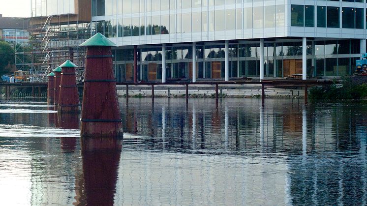 Karlstad CCC exteriörfoto med Klarälven