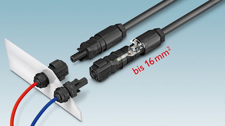 Plug-in Systems for Photovoltaic Systems: DC Panel Feed-through for Voltages up to 1500 V