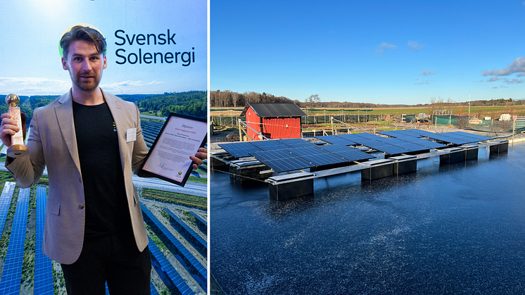 Sunsurf Solar vinner Svensk Solenergis pris för Årets prestation
