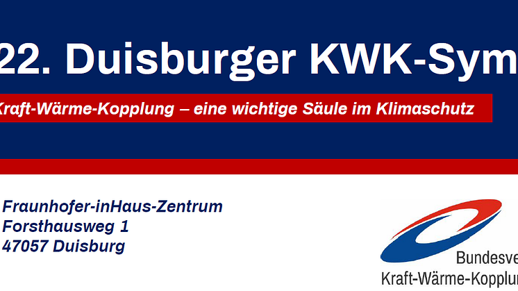 22. Duisburger KWK-Symposium