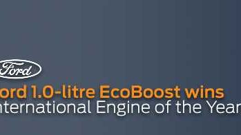 Fords nye 1.0 liters EcoBoost-motor har blitt kåret til årets motor internasjonalt.