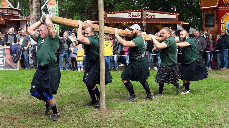 Spaß und Spannung sind garantiert: Highland Games in Trebsen - Foto: Frank Schmidt