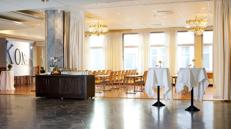 Presslunch med Bicky Chakraborty på Elite Palace Hotel i Stockholm