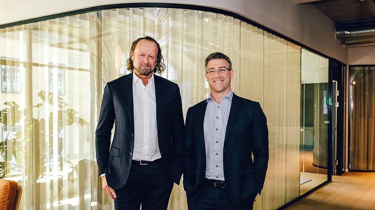 CEO Storebrand Asset Management Jan Erik Saugestad &  Managing Partner AIP, Kasper Hansen.