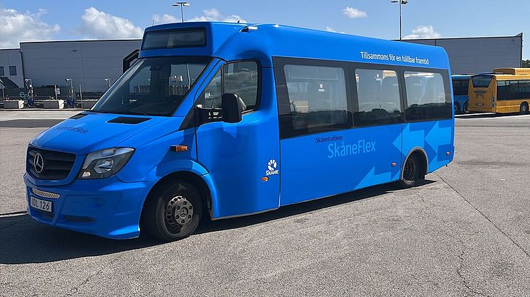 Så här kommer SkåneFlex-bussarna att se ut.