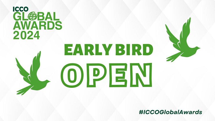 2024 ICCO Global Awards: Early-Bird Entries Open with New Categories